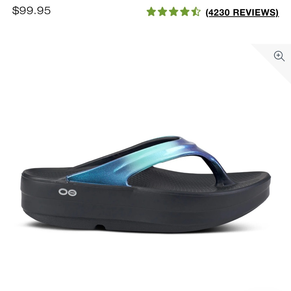 OOFOS Omega Ohlala Luxe Sandal NWT